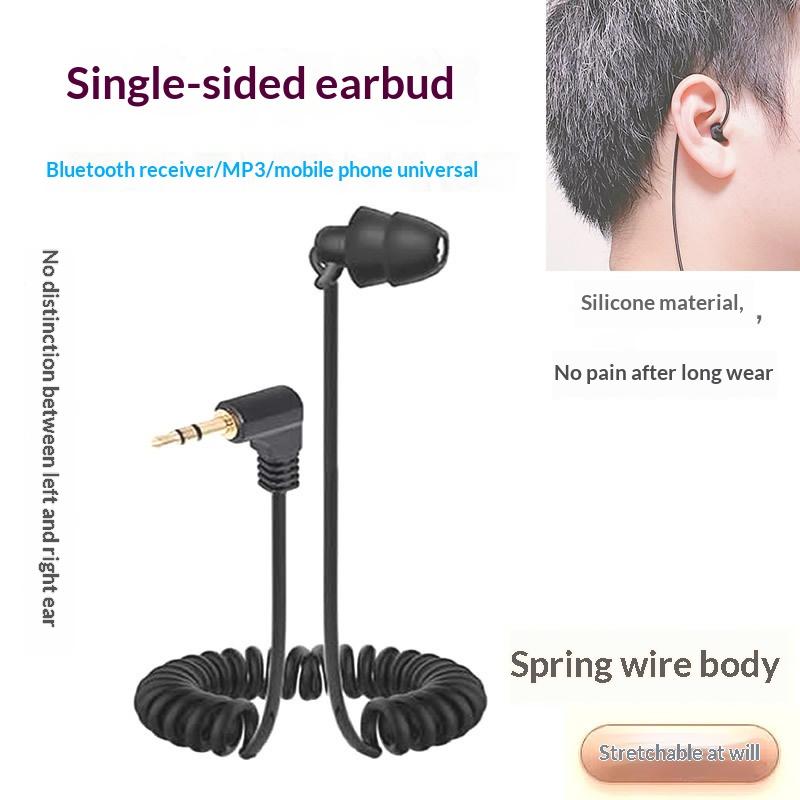 Noise Cancelling Headphone - سماعة أذن أحادية الجانب مع صوت