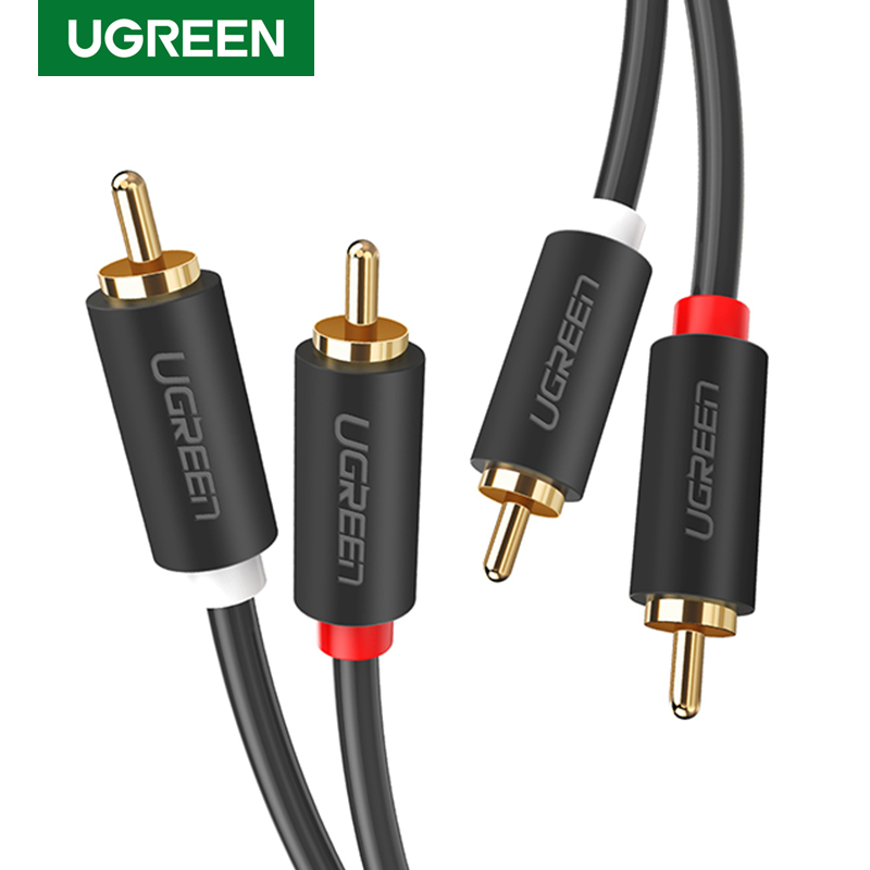 Audio Splitter Y - UGREEN 2RCA إلى 2 RCA الذكور