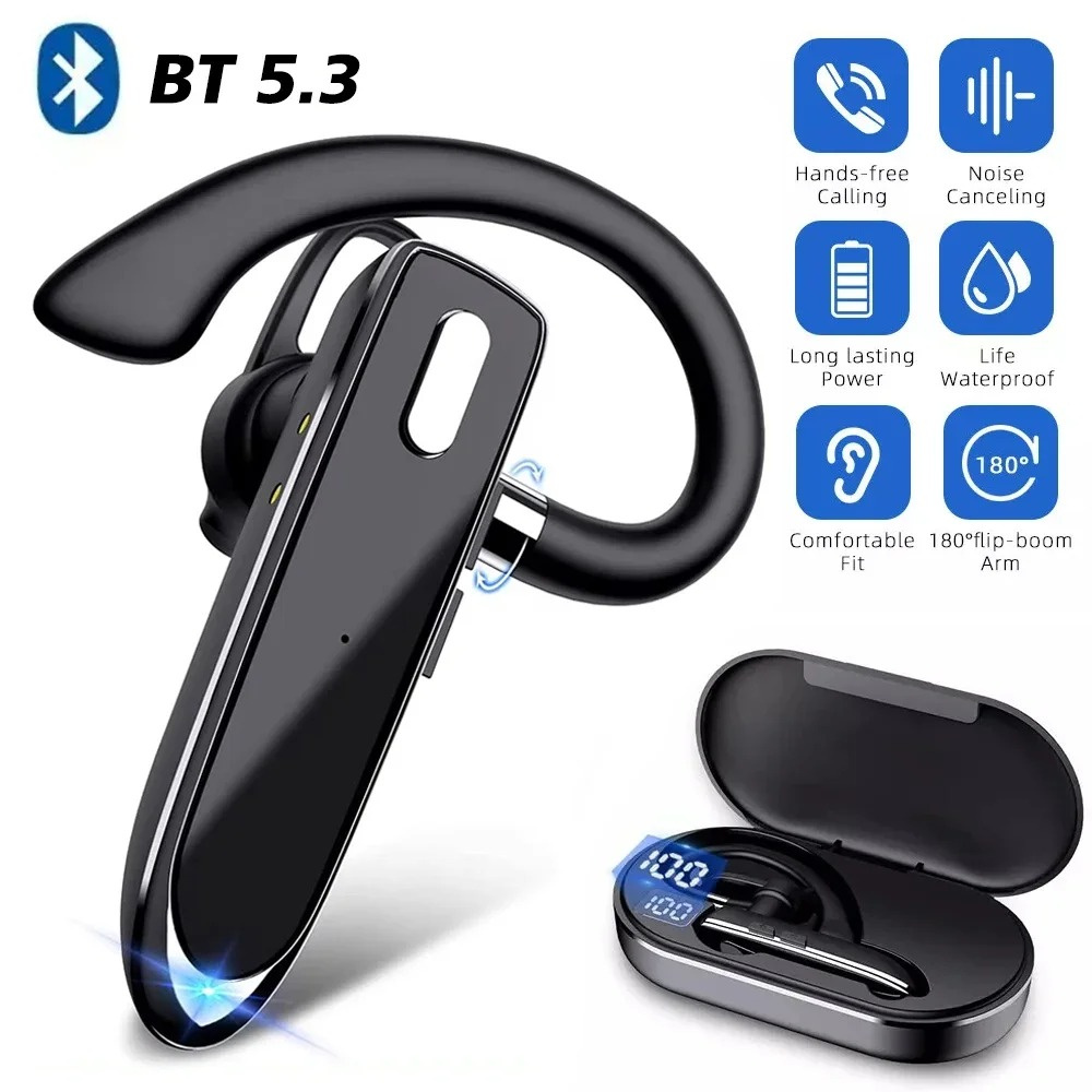 Noise Cancelling Headphone - سماعات بلوتوث لاسلكية مع ميكروفون سماعة