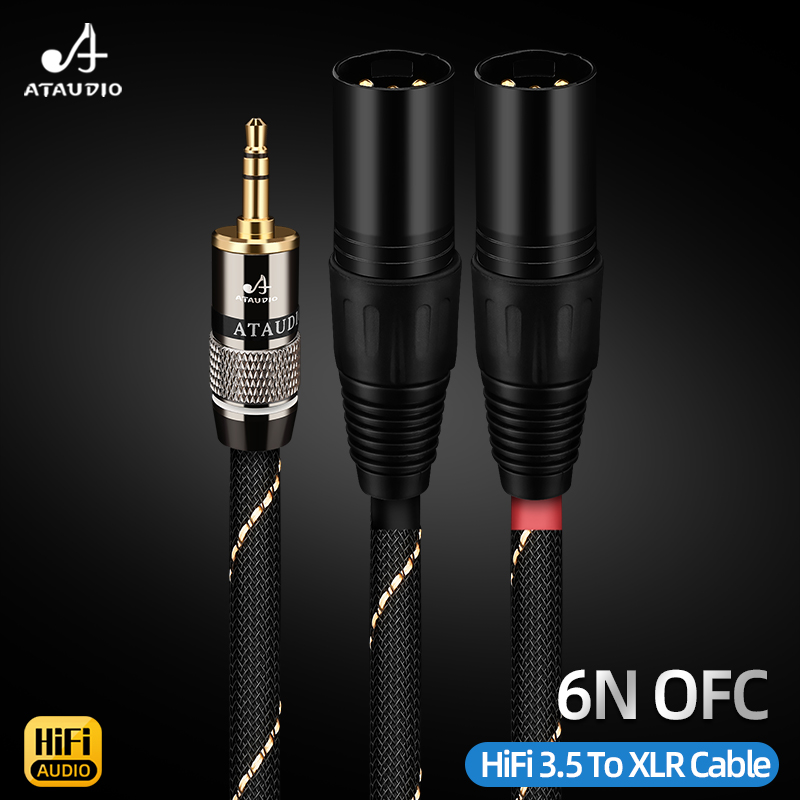 كابل صوتي عالي الجودة HiFi 3.5 - مراجعة Earphone Splitter Jack وسعره