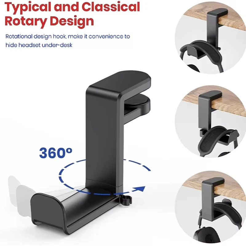 حامل سماعات رأس بمشبك للطاولة  - مراجعة Headphone Stand Desk وسعره