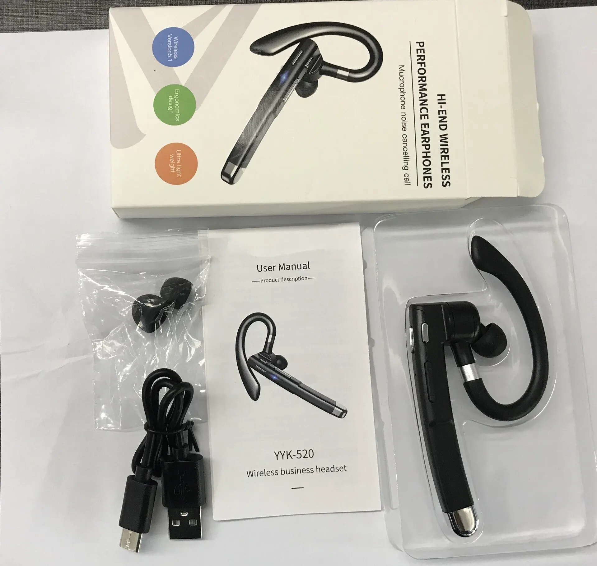 سماعة بلوتوث مزودة بخاصية إلغا - مراجعة Sports Earphone Hook وسعره